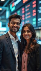 indian students of economics at financial institution