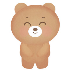 teddy bear isolated on white