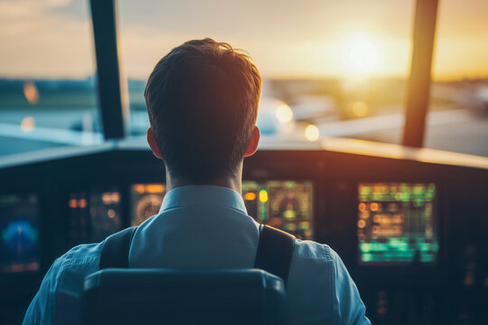 Airport operations center staff monitoring various systems and coordinating daily activities from a high-tech control room