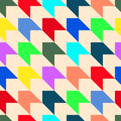 Vector - pied-de-poule seamless pattern, colored template.