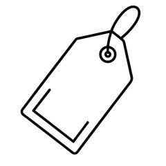 Price Tag Vector Icon – Sale and Discount Label Symbol