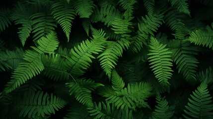 Background green leaves
