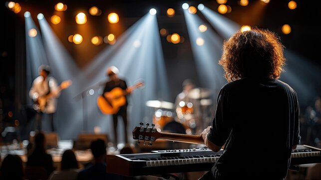 Live music performance on stage