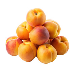 apricots on a transparent background
