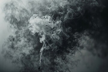 Smoke on white background, White smoke on white background
