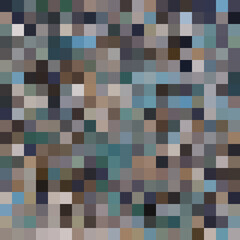 Colorful abstract mosaic background. Pixel effect. Camo and camouflage.