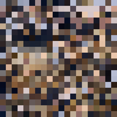 Colorful abstract mosaic background. Pixel effect. Camo and camouflage.