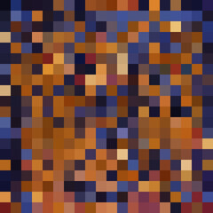 Colorful abstract mosaic background. Pixel effect. Camo and camouflage.