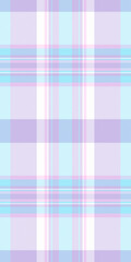 Card plaid fabric textile, neat pattern texture vector. Pastel tartan background seamless check in light and white colors.