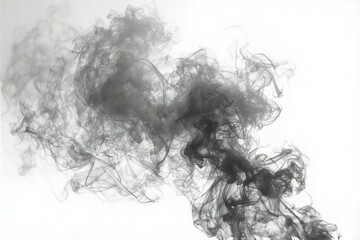 Smoke on white background, White smoke on white background