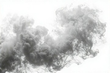Smoke on white background, White smoke on white background