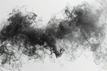 Smoke on white background, White smoke on white background