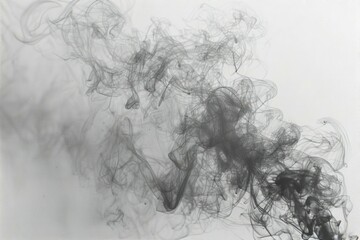 Smoke on white background, White smoke on white background