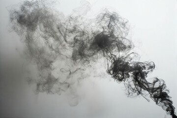 Smoke on white background, White smoke on white background