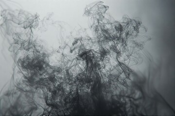 Smoke on white background, White smoke on white background