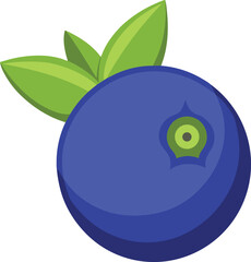 Vector illustration of blueberry