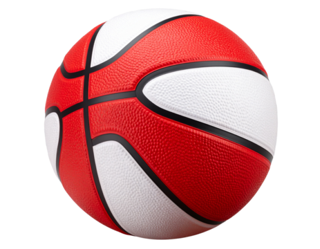 Basketball isolated, transparent background.