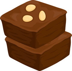 illustration brownie