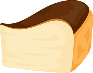 illustration cheesecake