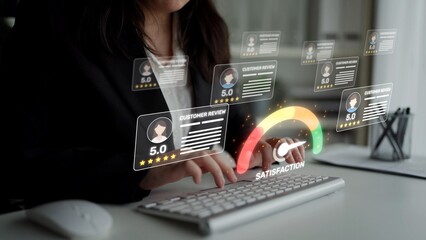 Customer experience review analysis, customer satisfaction improvement, feedback data evaluation,...