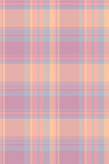 Soft pastel plaid pattern in peach, pink, and light blue hues.  Ideal for textile design, fashion, backgrounds, and website assets.