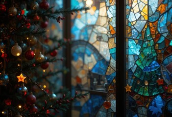 Stained Glass Christmas