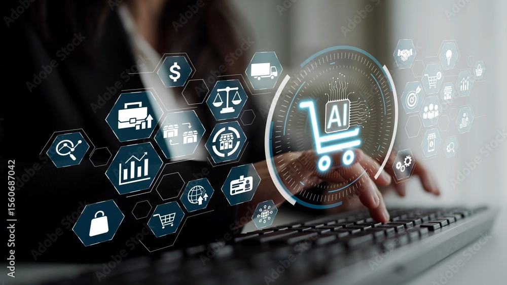 Poster ai transforms ecommerce by enabling smart product recommendations, ai automated shopping decisions, 