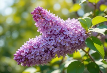 the lilac or common lilac frontal street