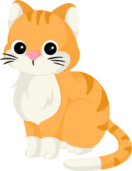 illustration british shorthair cat