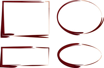 dark red bordo color abstract pattern frames shapes collection