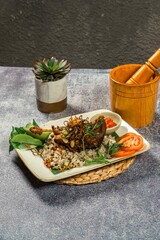 Bebek goreng, fried duck, spicy, indonesian food