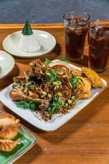 Indonesian food, kuliner nusantara, premium restaurant javanese food, gourmet, chef