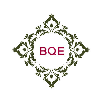 Modern BQE Letter Logo Vector Template with modern trendy golden logo.