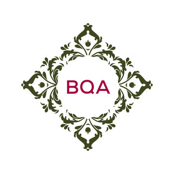 Modern BQA Letter Logo Vector Template with modern trendy golden logo.