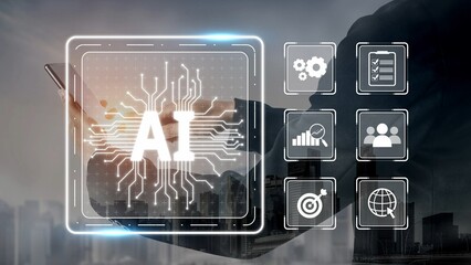 AI Assistant Brain Processor with LLM Technology, Big Data, Machine Learning, Generative AI for...