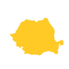Obraz premium Map of Romania, sign silhouette. World Map Globe. Vector Illustration isolated on white background. Europe continent.
