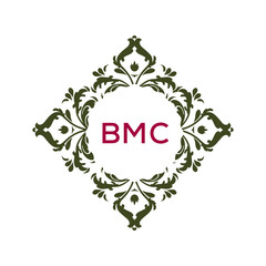 BMC letter logo design 