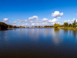 Lake in the town of Kornik.