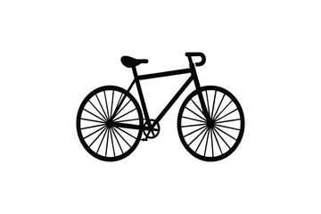 vintage bicycle silhouette