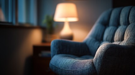 Obraz premium Psychologist chair in cozy office