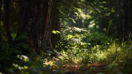 Obraz premium Cozy summer forest