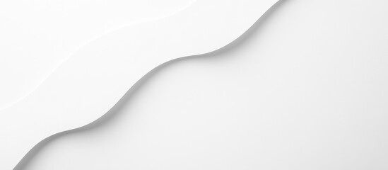 Abstract white paper texture with flowing curves