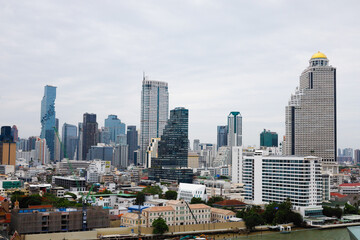Cityscape of Bangkok, the capital of Thailand.