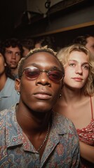 Young people enjoying berlin nightlife in the 1990s