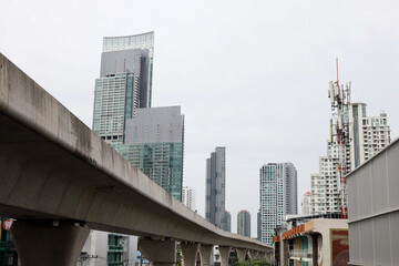 Cityscape of Bangkok, the capital of Thailand.