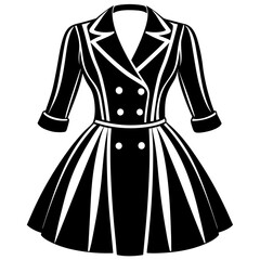 Obraz premium fashion dress vector illustration