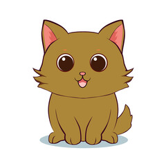 anime cartoon characters cute cats in spring pictures, happy cute, art, animals, kittens, pets, graphics, cats

