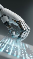 Robotic Hand Interacting with Digital Interface