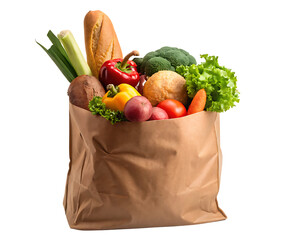 Fresh Produce Bag isolated on a transparent background
