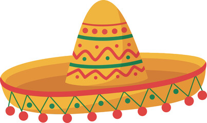 Traditional Mexican Sombrero Hat - Culture and Fiesta